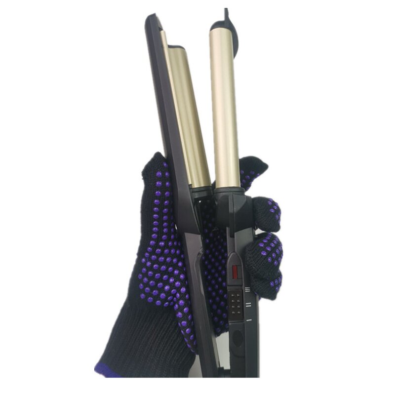 Heat Resistant Gloves Manufacturer - Cotton for Hair Styling Anti-Burn Flat Iron and Curling