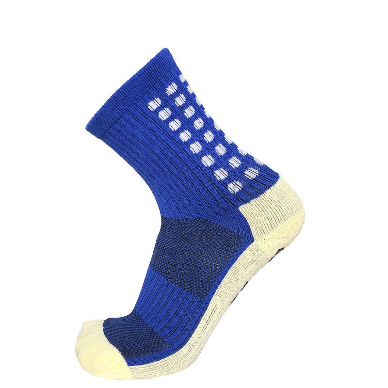 Soccer Socks Manufacturer - Custom Grip for Adults Mid-Calf Terry Sweat-Absorbent Crew