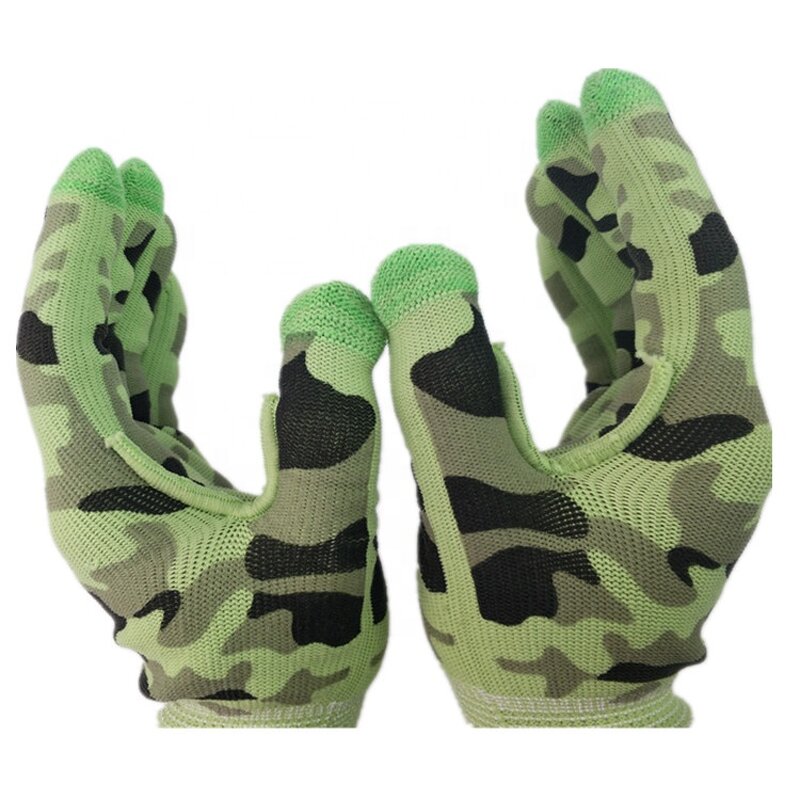 Work Gloves Manufacturer - 13 Gauge Knitted Polyester Touch Screen