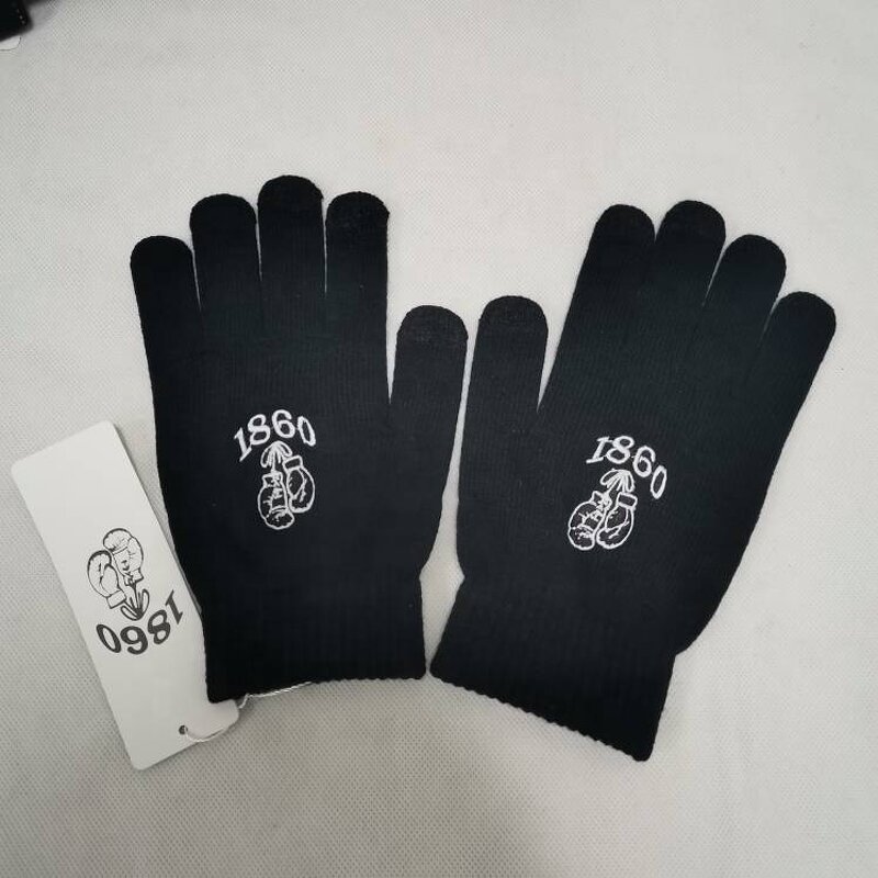 Touch Screen Gloves Manufacturer - Acrylic Knitted for Adults Winter Outdoor with Logo
