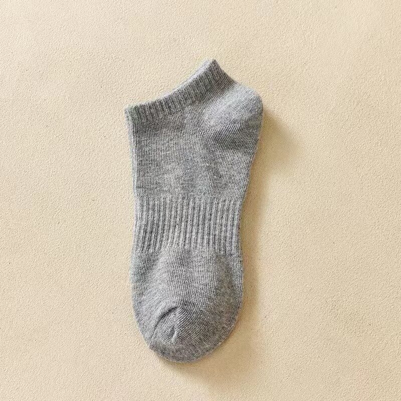 Socks Manufacturer - Men's High Quality Cotton Ankle Crew Custom Logo Breathable for Autumn