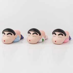 Figurine Model Manufacturer - Crayon Shin Chan Q Version Cute Lying Posture PVC