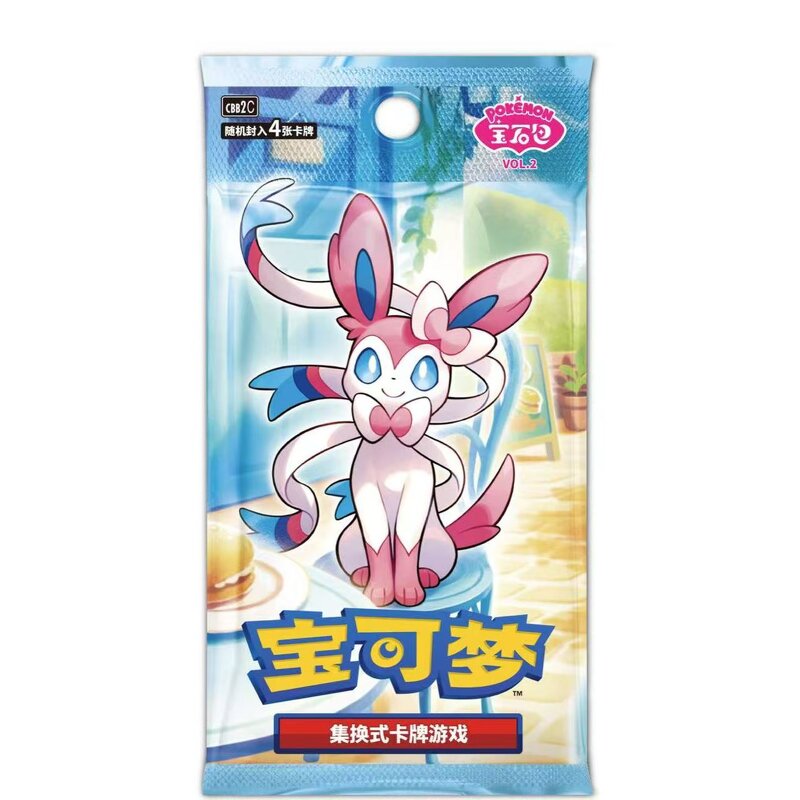 Poké mon Trading Card Manufacturer - PTCG Chinese Version Vol.2 Paper Card Toys