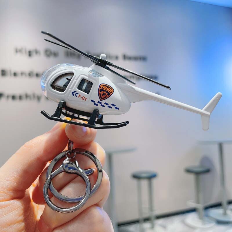 Model Helicopter Keychain Manufacturer - Creative Luxury Waterproof Alloy Mini Pendant