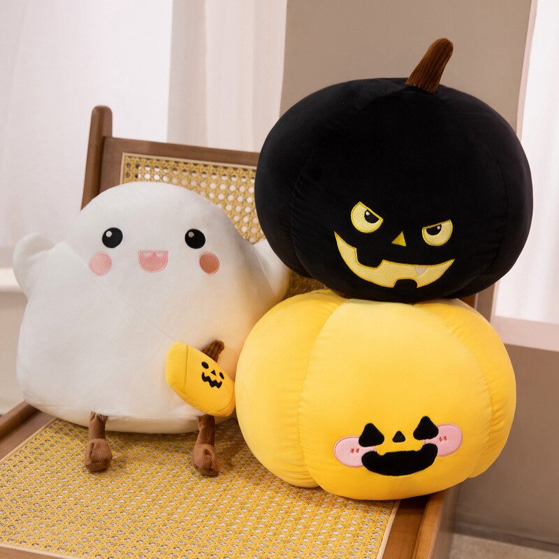 Halloween Plush Toy Manufacturer - Pumpkin Ghost Pillow Ragdoll Children's Gift