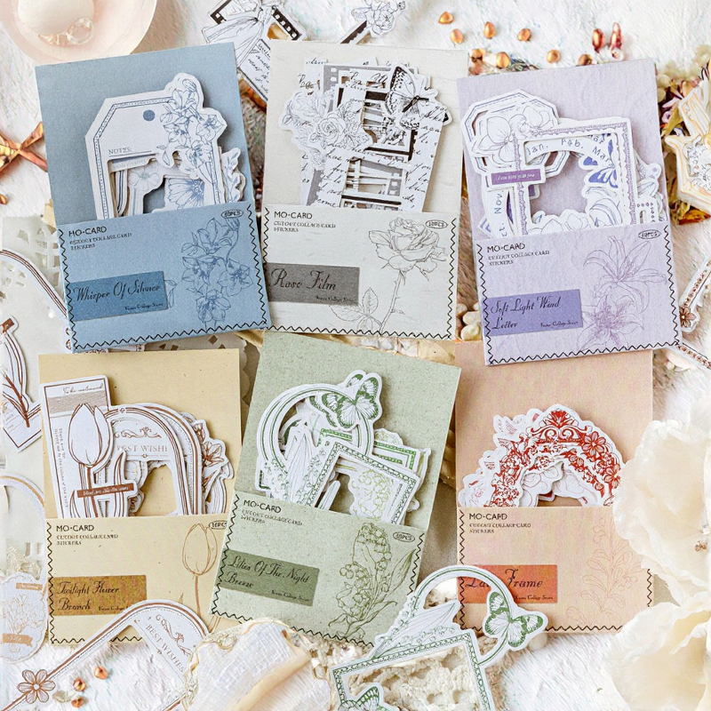 DIY Stickers Manufacturer - Frame Collage Series 10 Pack 6 Styles Hollowed Out