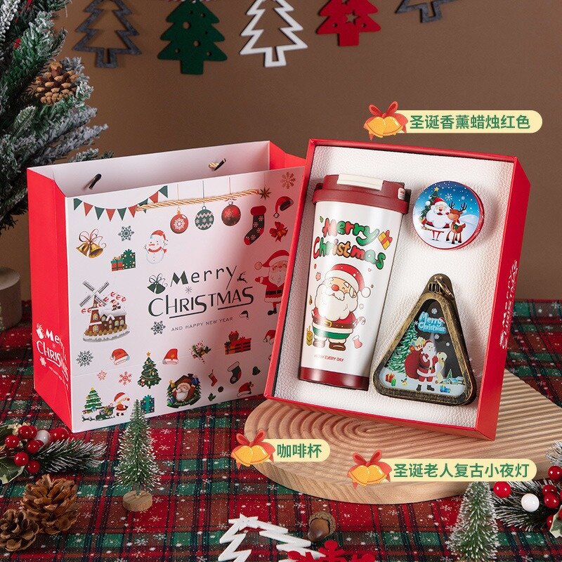 Christmas Gift Box Manufacturer - Apple Favor Box Set for Holiday Party Decoration