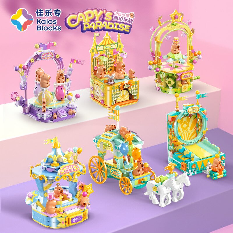 Building Block Set Manufacturer - Capybara Fantasy Park Cartoon Anime Figure