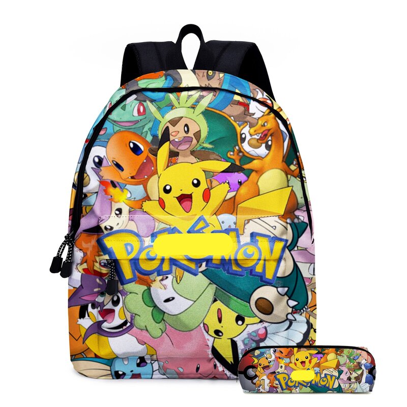 School Backpack Manufacturer - Pokemon Pikachu Pen Bag Kit for Students