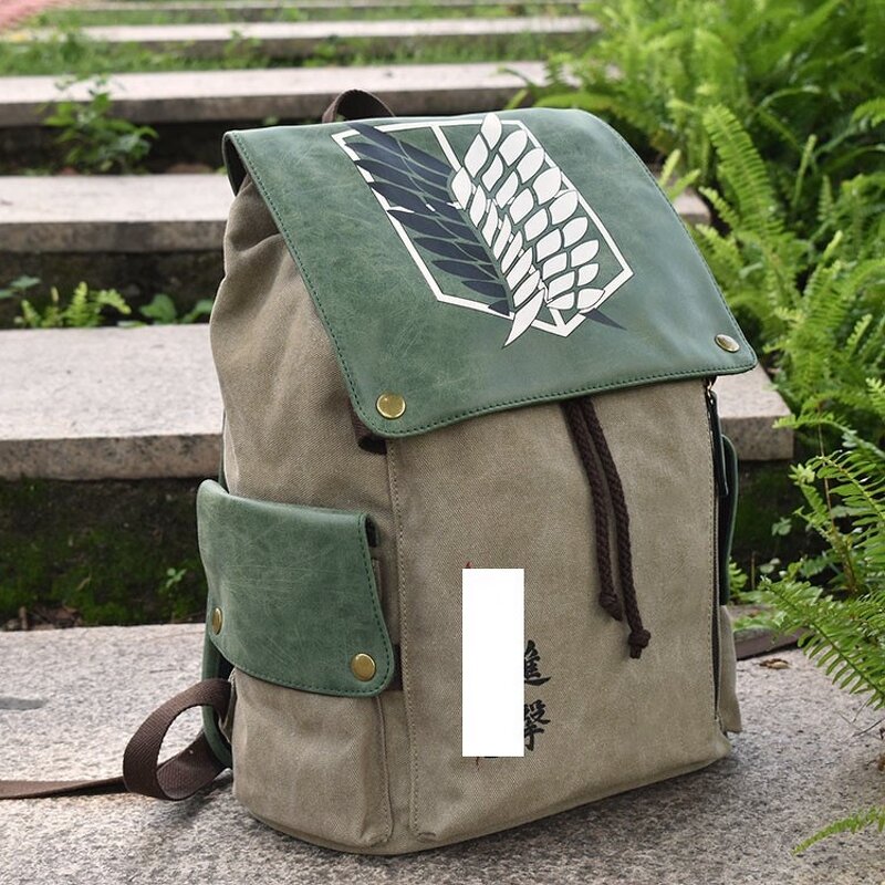 Canvas Backpack Manufacturer - Anime Attack on Titans Large Capacity Travel Bag