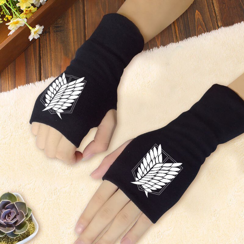 Anime Gloves Manufacturer - Half Palm Half Finger Thumb Autumn Winter Student