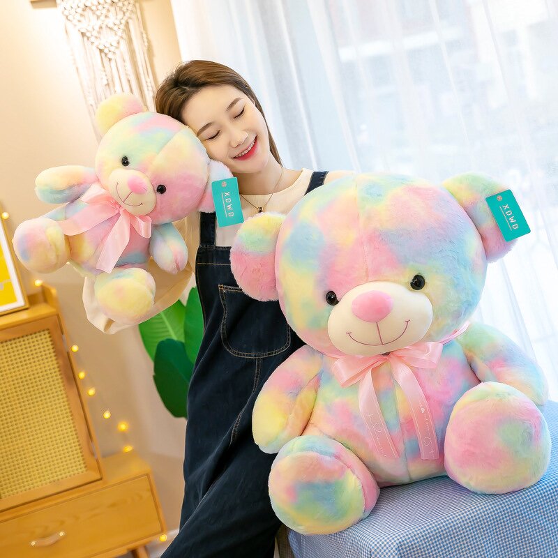 Plush Toy Manufacturer - Bear Doll New Color Big Pillow Sleeping Valentine's Gift