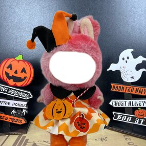 Halloween Costume for Dolls Manufacturer - Pumpkin Party Dress First Second Third Generation