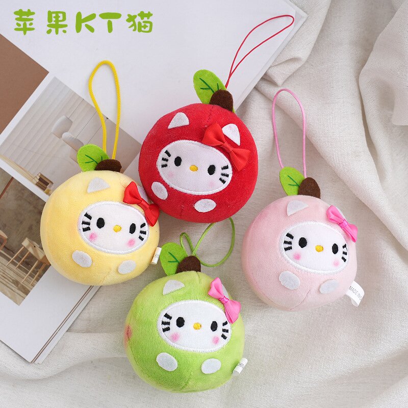 Plush Toy Keychain Manufacturer - KT Cat Claw Doll Machine Schoolbag Accessories