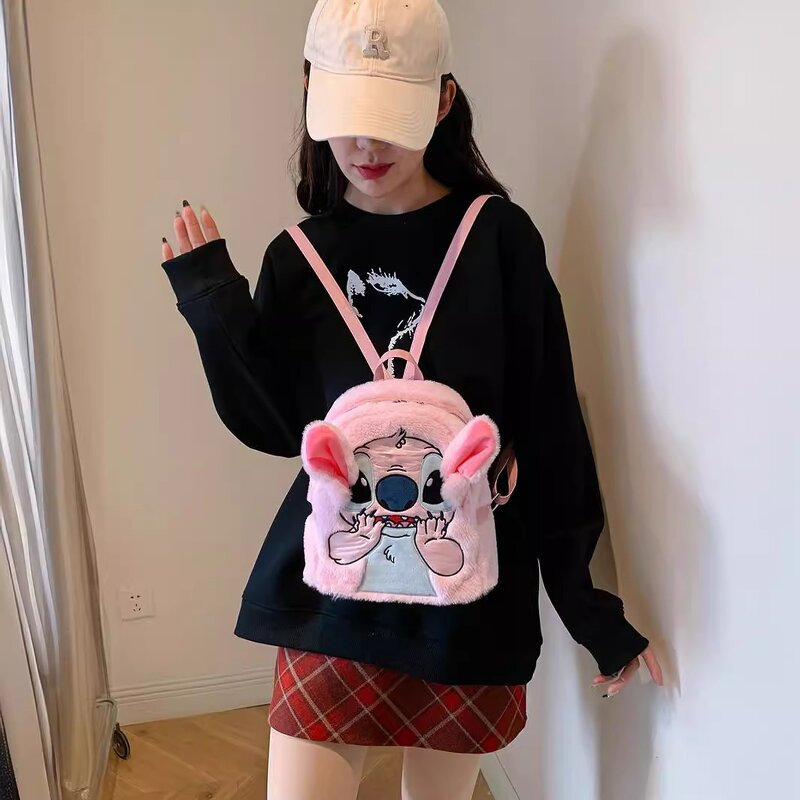 School Backpack Manufacturer - Children Kindergarten Cartoon Stitch Plush Bags