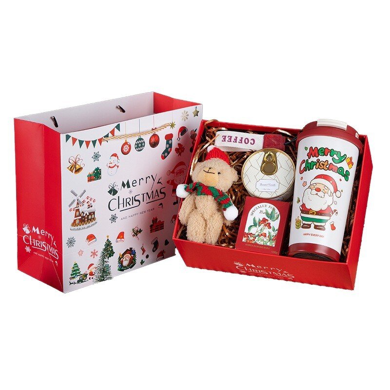 Christmas Gift Box Manufacturer - Apple Favor Box Set for Holiday Party Decoration