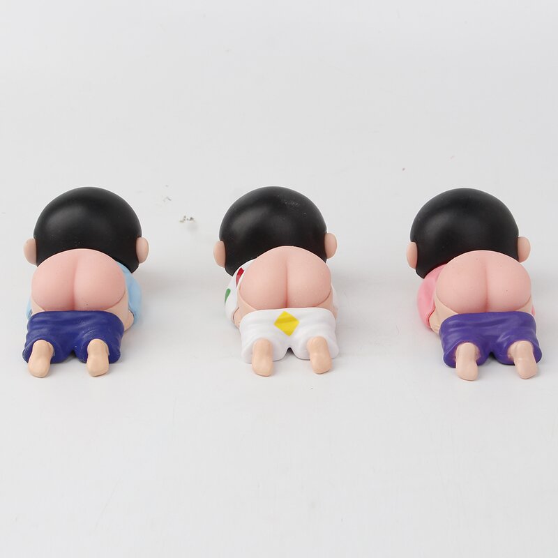 Figurine Model Manufacturer - Crayon Shin Chan Q Version Cute Lying Posture PVC