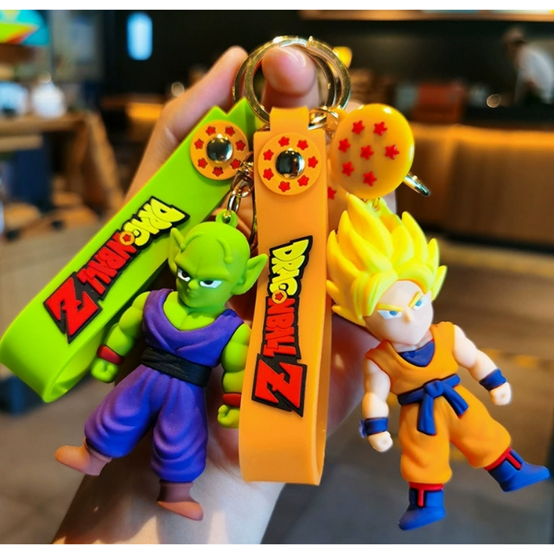 Keychain Manufacturer - Monkey King Dragons Ball Cartoon PVC Dripping Glue Pendant