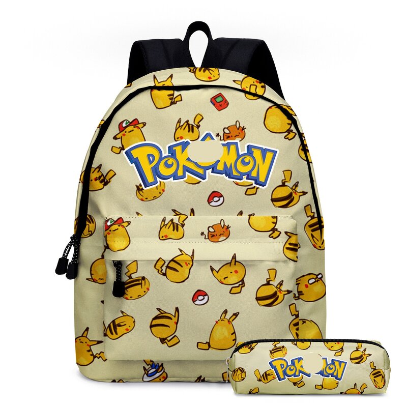 School Backpack Manufacturer - Pokemon Pikachu Pen Bag Kit for Students