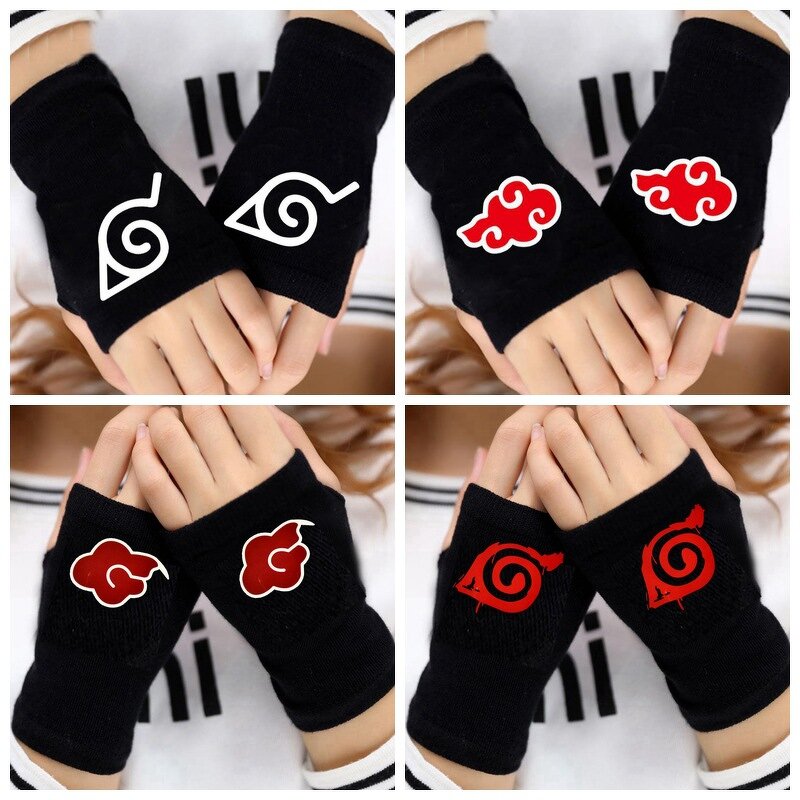 Anime Gloves Manufacturer - Half Palm Half Finger Thumb Autumn Winter Student