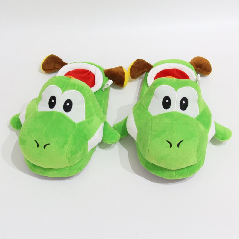 Cartoon Slippers Manufacturer - Marioo Yoshis Dinosaur Funny Couple Home Cotton Drag