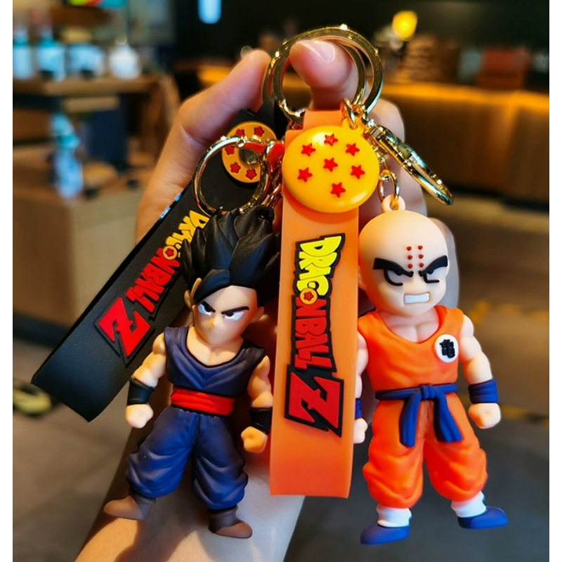 Keychain Manufacturer - Monkey King Dragons Ball Cartoon PVC Dripping Glue Pendant