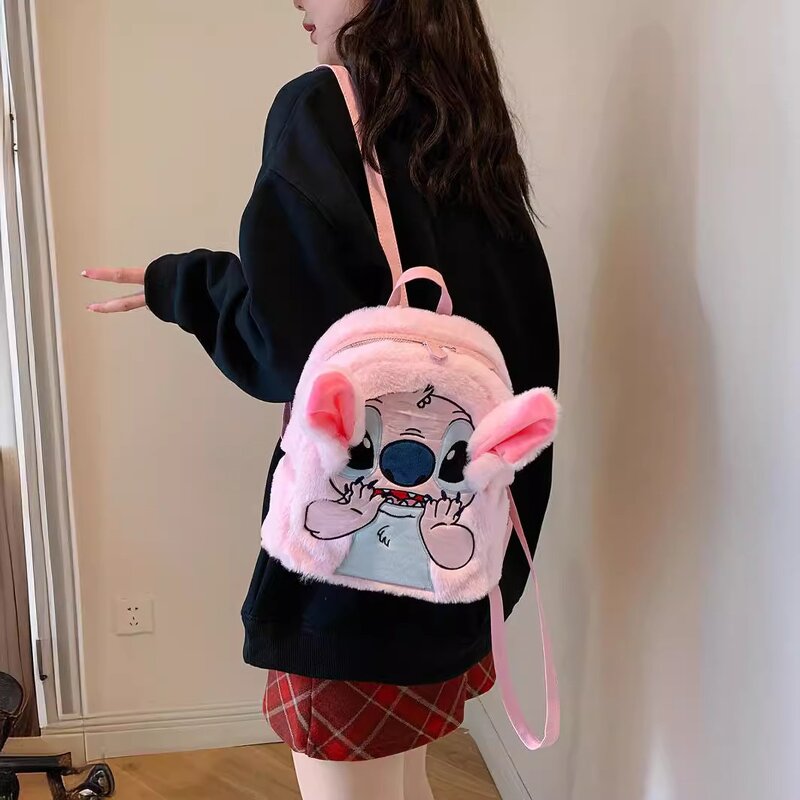 School Backpack Manufacturer - Children Kindergarten Cartoon Stitch Plush Bags