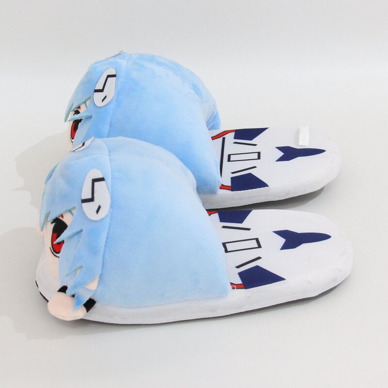 Plush Slippers Manufacturer - Evangelions Rei Ayanami Anime Cotton Shoes