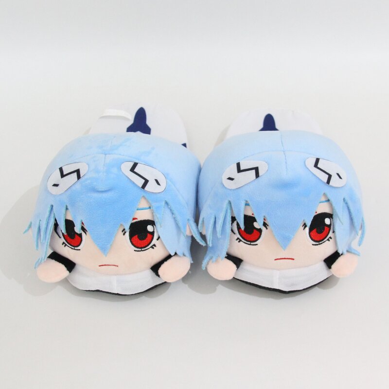 Plush Slippers Manufacturer - Evangelions Rei Ayanami Anime Cotton Shoes