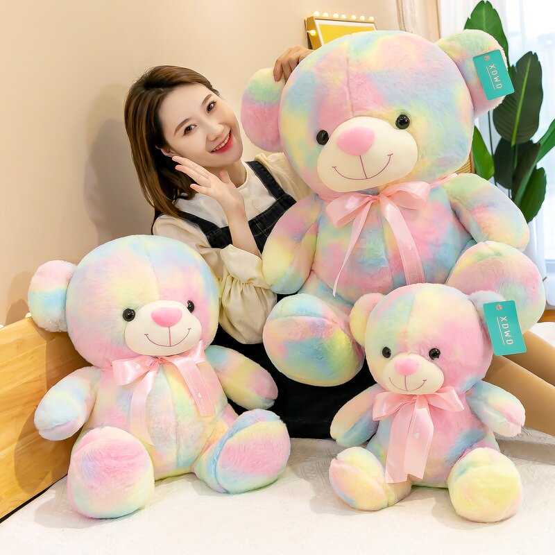 Plush Toy Manufacturer - Bear Doll New Color Big Pillow Sleeping Valentine's Gift