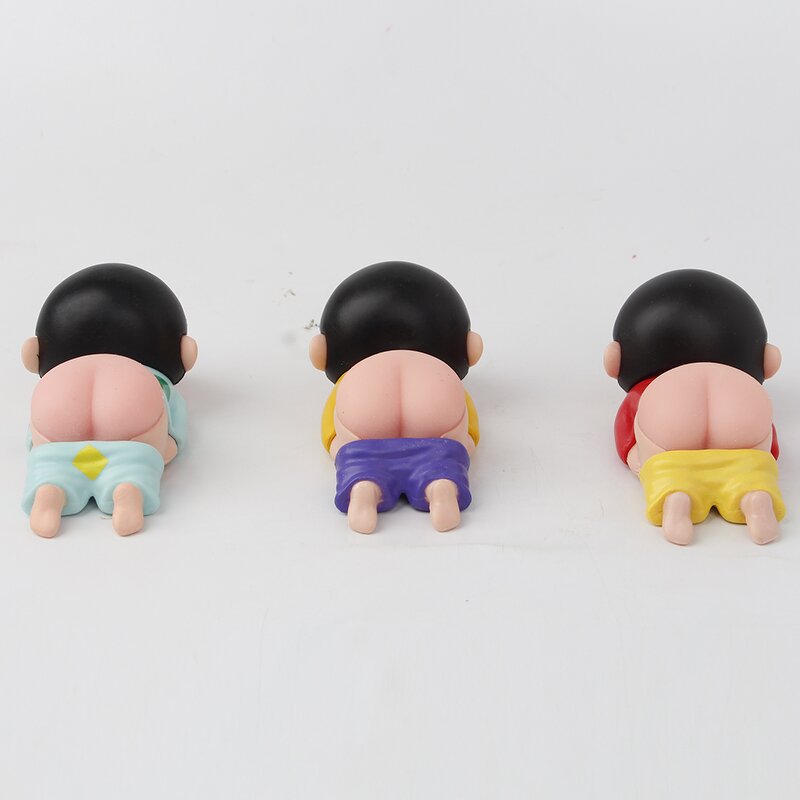 Figurine Model Manufacturer - Crayon Shin Chan Q Version Cute Lying Posture PVC