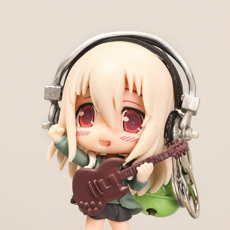 Keychain Manufacturer - Cartoon Doll Machine Resin Super-Sonico Pendant