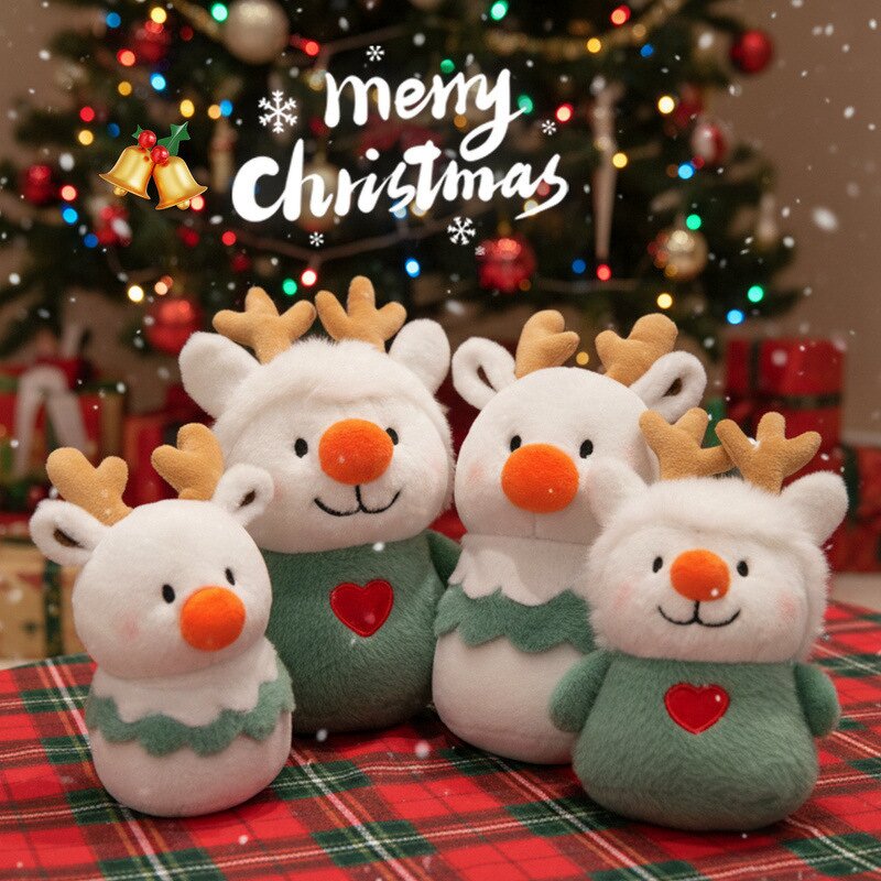 Christmas Plush Doll Manufacturer - Cute Elk Christmas Tree Ornaments Decorations