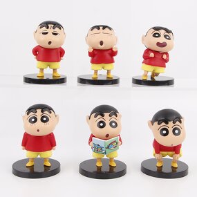 Figure Set Manufacturer - 6 Crayon Shin-chans for Desktop Car Decoration