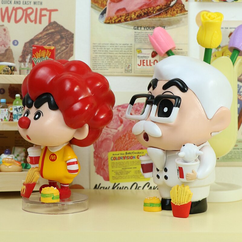 Cartoon Doll Manufacturer - McDonald's Crayon Shin-chan Maimenchao Hand-held Car Decoration