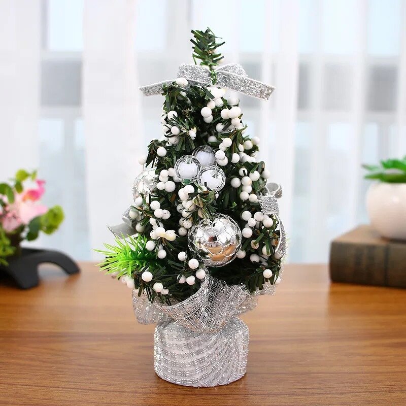 Christmas Tree Manufacturer - 20cm Mini Holiday Shopping Mall Desktop Ornaments