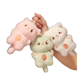 Plush Keychain Manufacturer - Custom Unisex Cat Stuffed Animal PP Cotton Filling