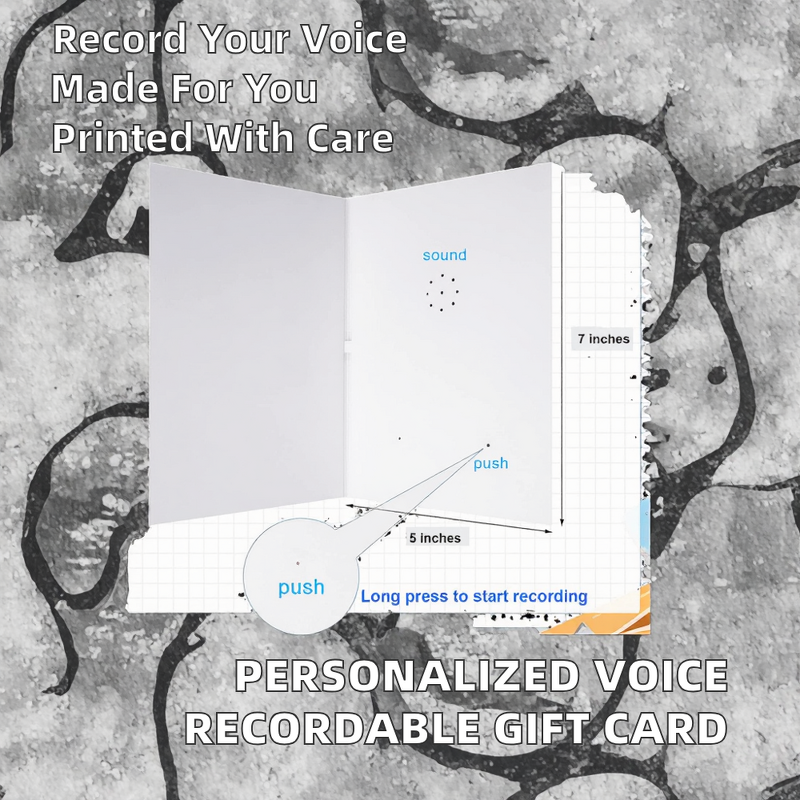 Audio Card Manufacturer - GF Personalized Custom Printed Voice Recordable 30 Seconds