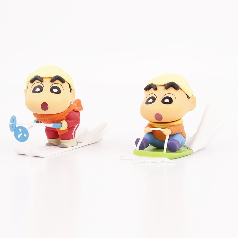 Action Figure Set Manufacturer - 6pcs Japanese Anime Crayon Shin Chan PVC Model