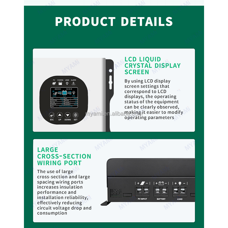 Solar Charge Controller Manufacturer - High Efficiency 60A 24V 36V 48V AUTO MPPT Battery Charger for Off-grid Solar
