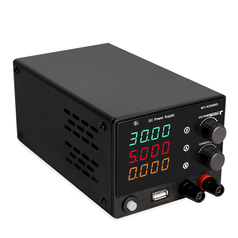 DC Power Supply Manufacturer - 30V 5A 10A Lab Bench Adjustable LED AC/DC Variable Voltage Source for Mobile Repair