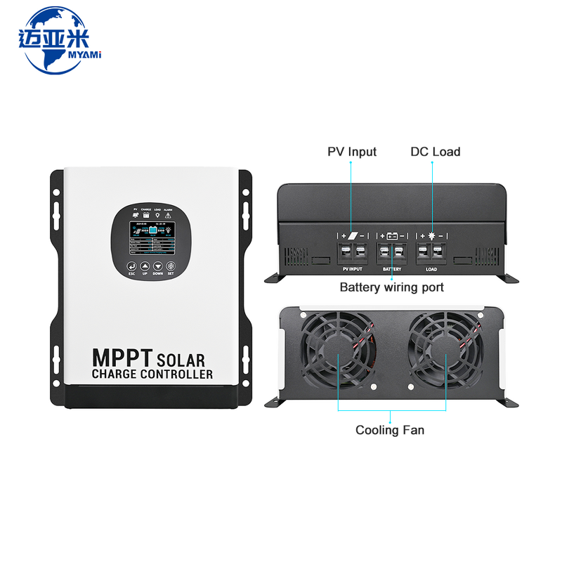 Solar Charge Controller Manufacturer - High Efficiency 60A 24V 36V 48V AUTO MPPT Battery Charger for Off-grid Solar