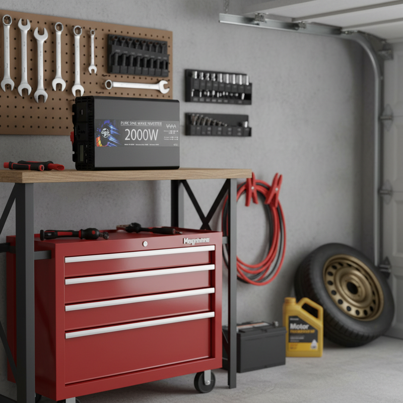 Power Inverter Manufacturer - Off-grid Solar 2000W Pure Sine Wave 12V to 110V DC to AC Converter Car Home 24V 220V with USB