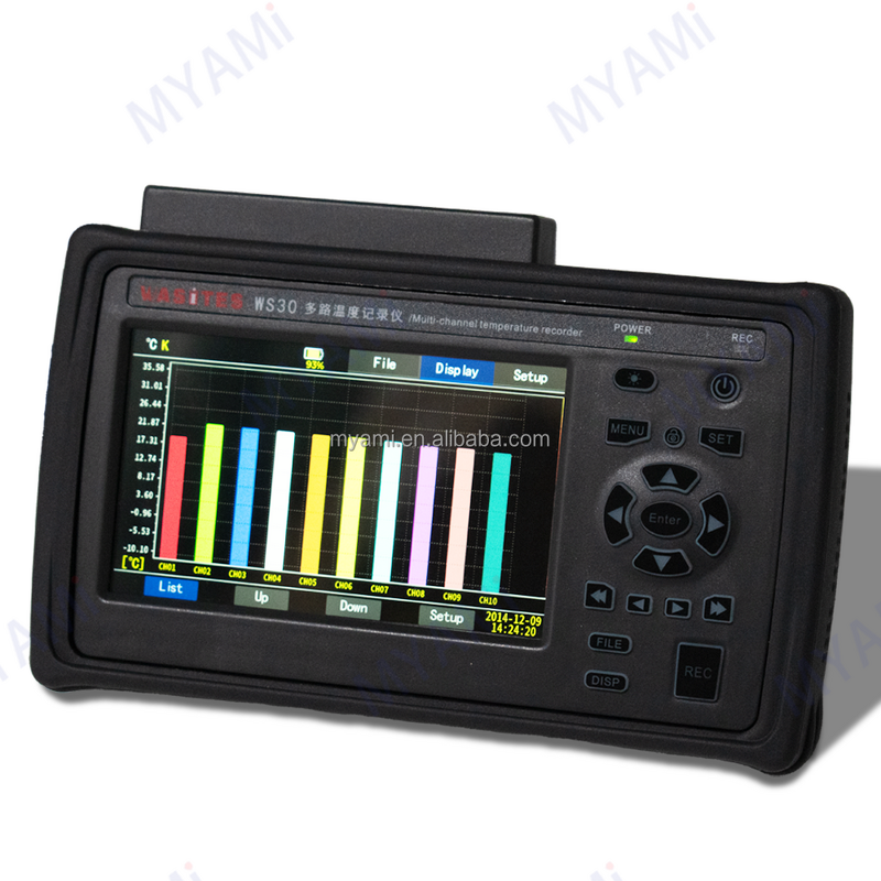 Temperature Data Logger Manufacturer - Hot Sale Handheld High Precision 10 Channels Supports K J E T N S R B Durable