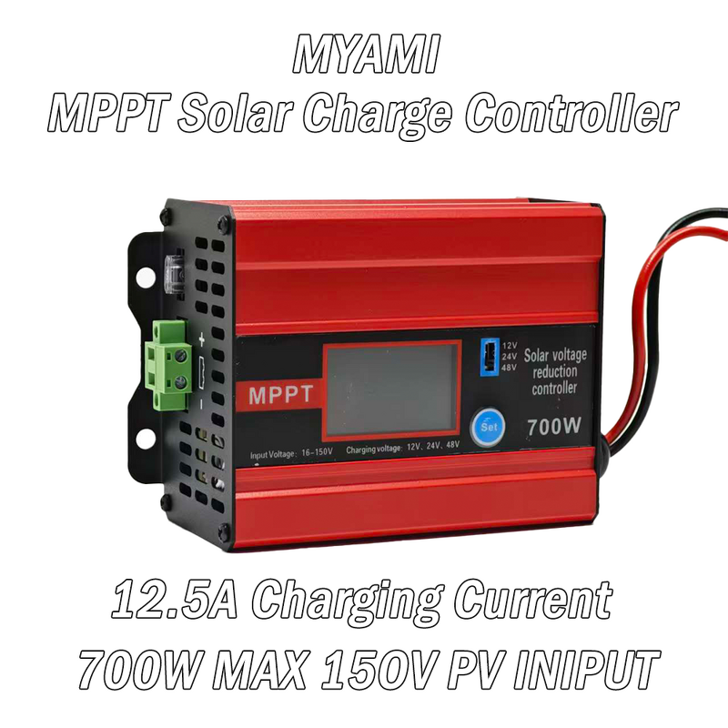 Solar Charge Controller Manufacturer - Adjustable 12V 24V 48V Voltage Reducing MPPT Max 150V PV Input for Solar System