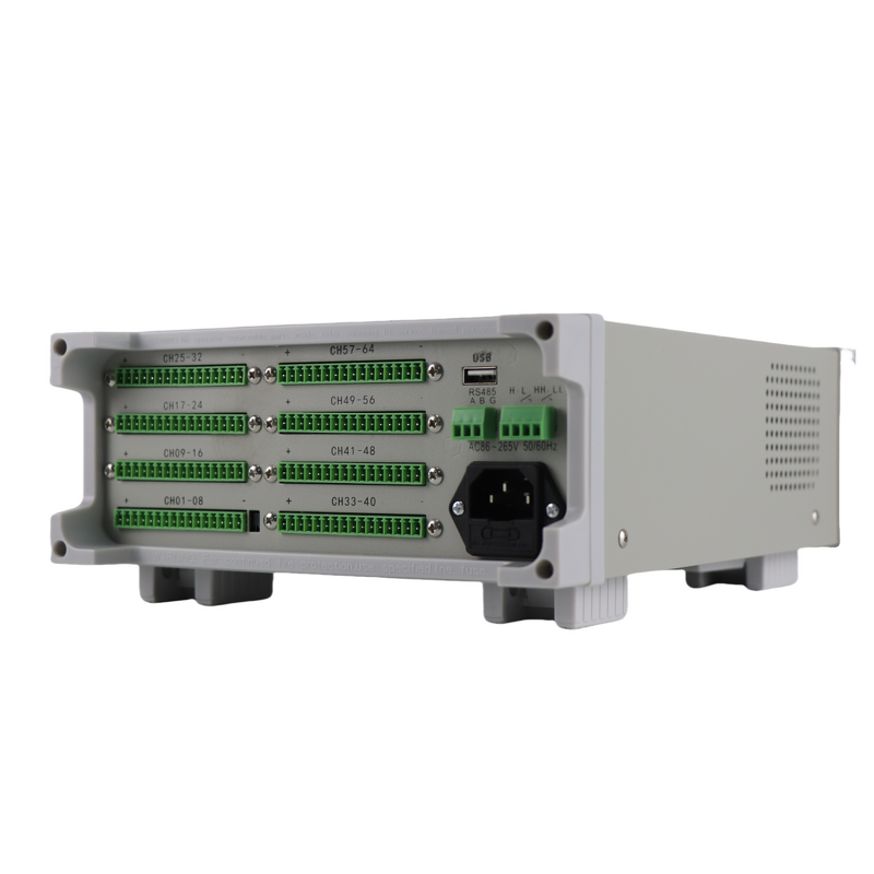 Temperature Controller Manufacturer - Digital Intelligent 8-64 Channels Multi-channel Thermocouple Plastic USB