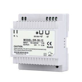 Switching Power Supply Manufacturer - Factory Price Hot Sale DR-30 12/24/48V 30W DC DIN Rail Power Supply