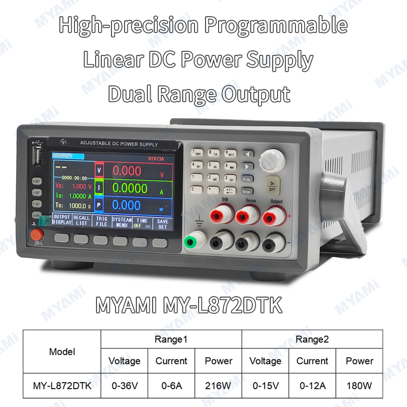 DC Power Supply Manufacturer - Bench Programmable Linear Dual Range Adjustable 9V 15V 20V 22V 36V 80V 81V 152V 1.5A 5A 10A