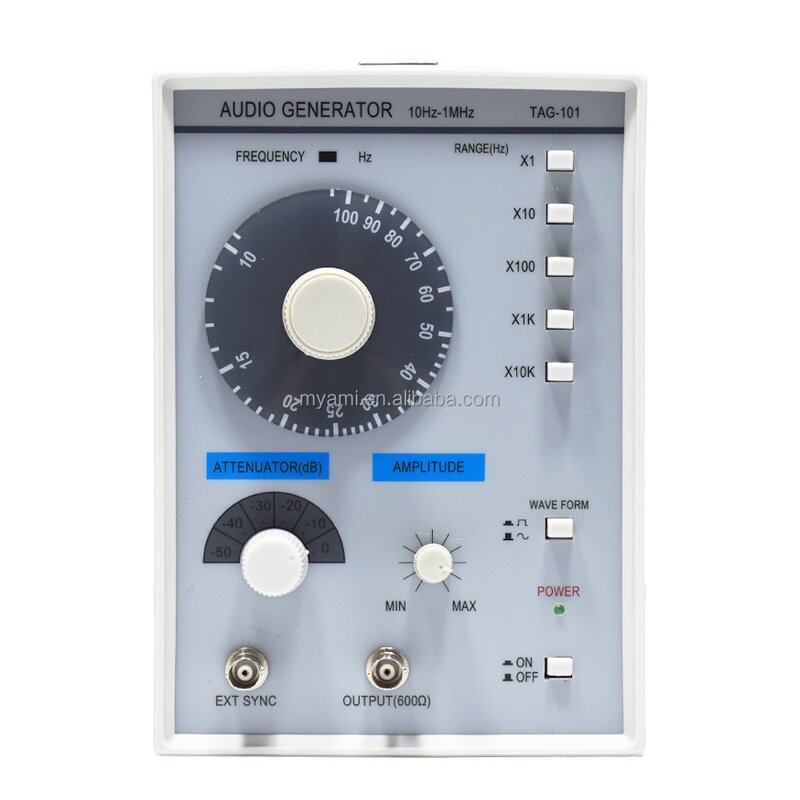 Signal Generator Manufacturer - TAG-101 10Hz-1MHz Portable Audio Generator AM FM Low Frequency Function for Laboratory