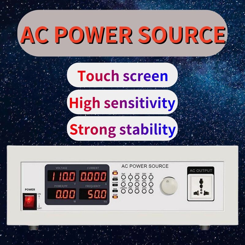 AC Power Supply Manufacturer - 350VA 500VA 1000VA Adjustable Frequency High Voltage Bench Single Phase Programmable
